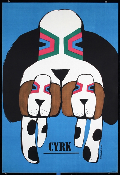 Cyrk (2 Posters) by Roman Cieslewicz, ca. 1966