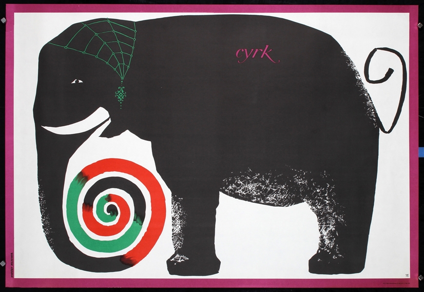 Cyrk (2 Posters) by Hubert Hilscher, ca. 1970