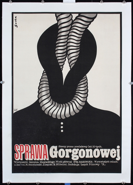 Sprawa - Gorgonowej (2 Posters) by Romuald Socha, ca. 1977