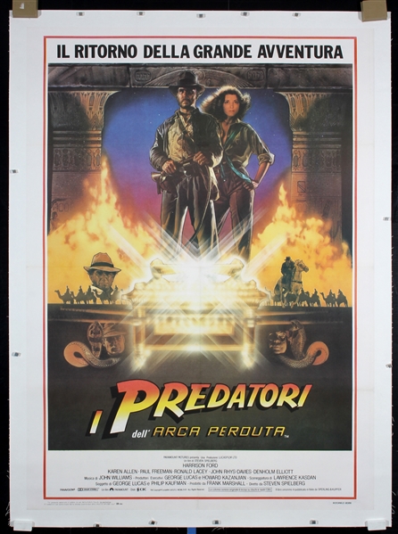 Predatori dellArca Perouta / Raiders of the Lost Ark by Drew Struzan, 1981