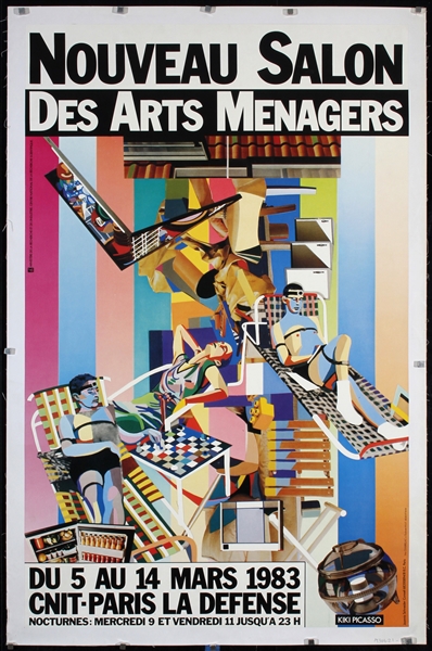 Nouveau Salon des Arts Menagers by Kiki Picasso, 1983