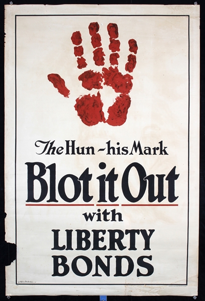 Blot it out (2 Posters) by John Allen St. John, 1918