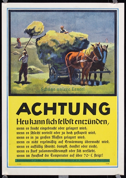 Achtung - Schützt Eure Ernte by Anonymous, 1918