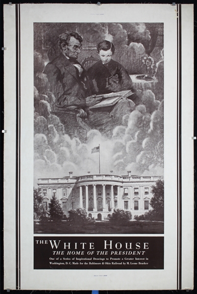 The White House (3 Posters) by M. Leone Bracker, 1928