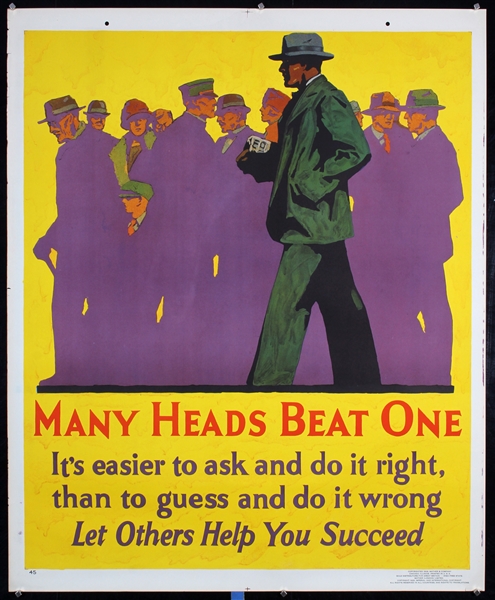 Many Heads Beat One by Anonymous, 1929