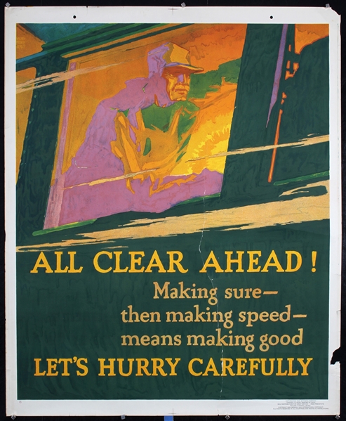 All Clear Ahead by Willard Frederic Elmes, 1929