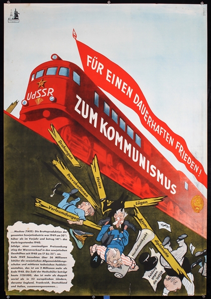 UDSSR - Zum Kommunismus by Anonymous, 1950