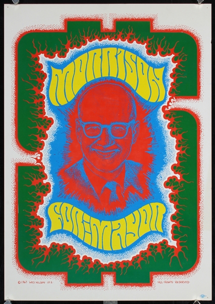 Morrison for Mayor by Wes Wilson, 1967