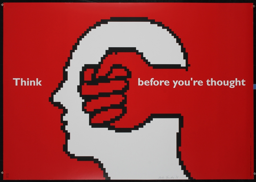 Think before youre thought (Posters Against Violence) by Rambow and Lienemeyer, 1994