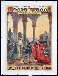 Monna Vanna - Theatre National de lOpera by Gustave Fraipont, 1909