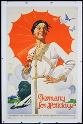 Germany for Holidays by Ludwig Hohlwein, 1932