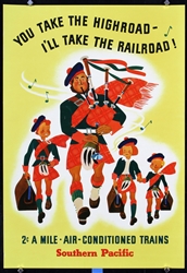 Southern Pacific - You take the Highroad by Ray Bethers, 1939