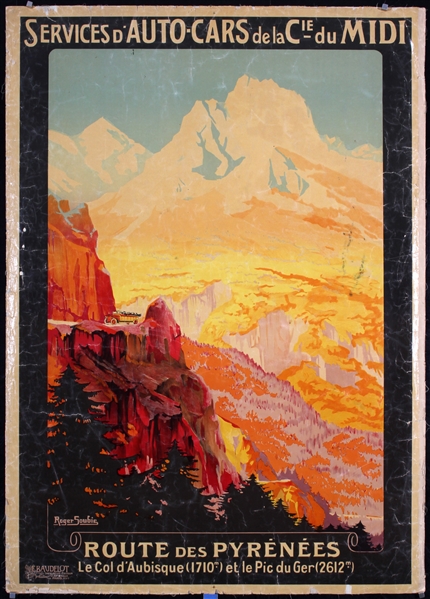 Route Des Pyrénées by Roger Soubie, ca. 1914