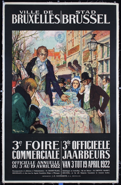 Bruxelles - Foire Commerciale by Fernand Toussaint, 1922