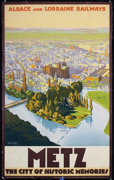 Metz - Alsace and Lorraine Railways by R. Sonderer, ca. 1925