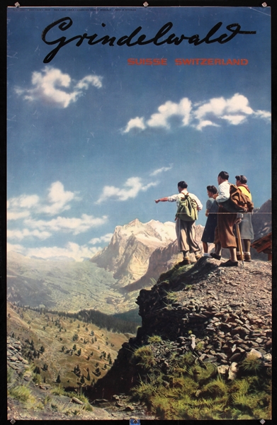 Grindelwald by Albert (Photo) Steiner, ca. 1938