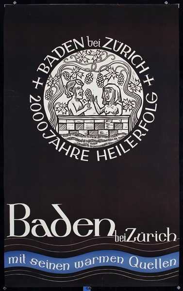 Baden bei Zürich mit seinen warmen Quellen by Anonymous, 1937