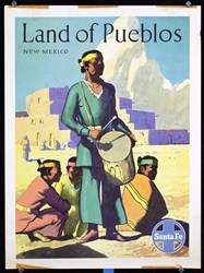 Santa Fe - Land of Pueblos by Anonymous, ca. 1946