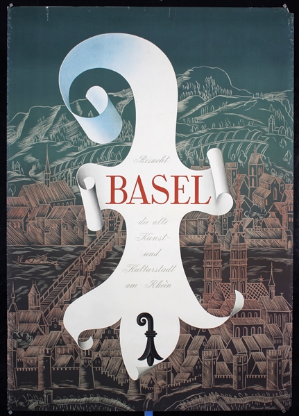 Basel by Heinrich Mahler, 1942