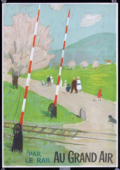 Au Grand Air - Par le Rail by Ernst Morgenthaler, 1944