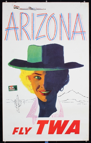 TWA - Arizona by Austin Briggs, ca. 1958