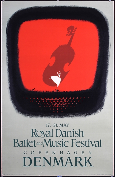 Denmark - Royal Danish Ballet (2 Posters) by Henry Thelander, 1956