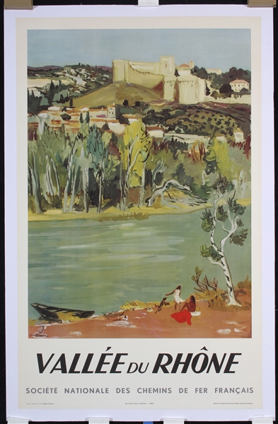 Vallee du Rhone by Yves Brayer, 1954