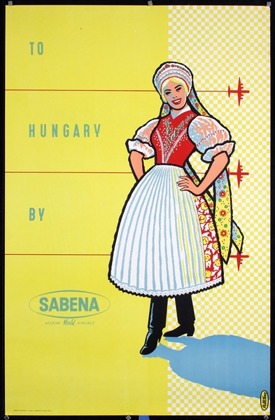 Sabena - Hungary by Anonymous, ca. 1957