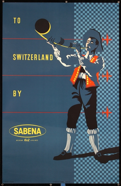 Sabena - Switzerland by Anonymous, ca. 1957