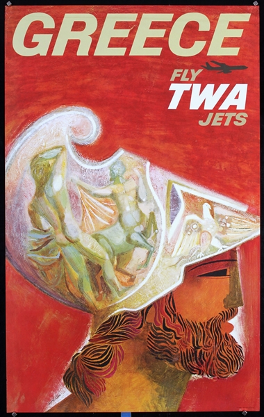 TWA - Greece by David F. Klein, ca. 1960