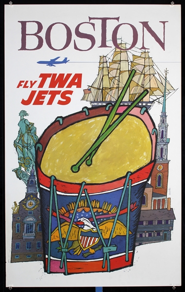 TWA - Boston by David F. Klein, ca. 1965