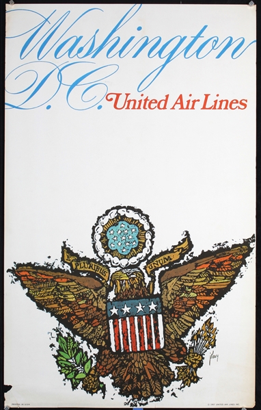 United Air Lines - Washington D.C. by James Jebary, 1967