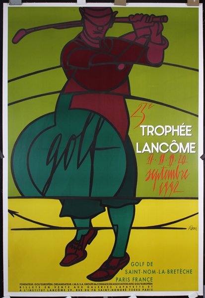 Trophee Lancome (Golf) by Valerio Adami, 1992